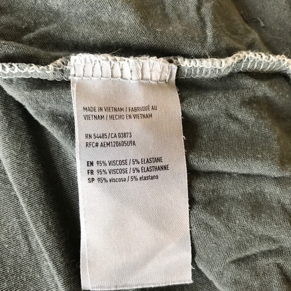 AEO Blue Printed Tank Top - Picture 5 of 6